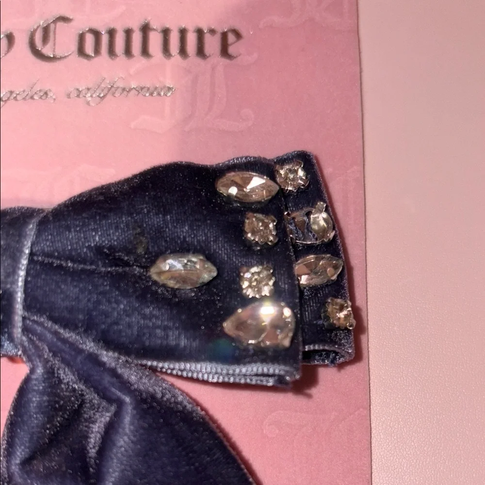Juicy Couture Black Bow Hair Accessory - Picture 3 of 4